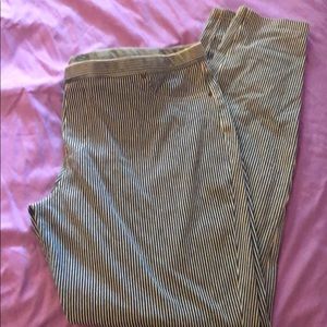 Cute Blue & White striped jeggings